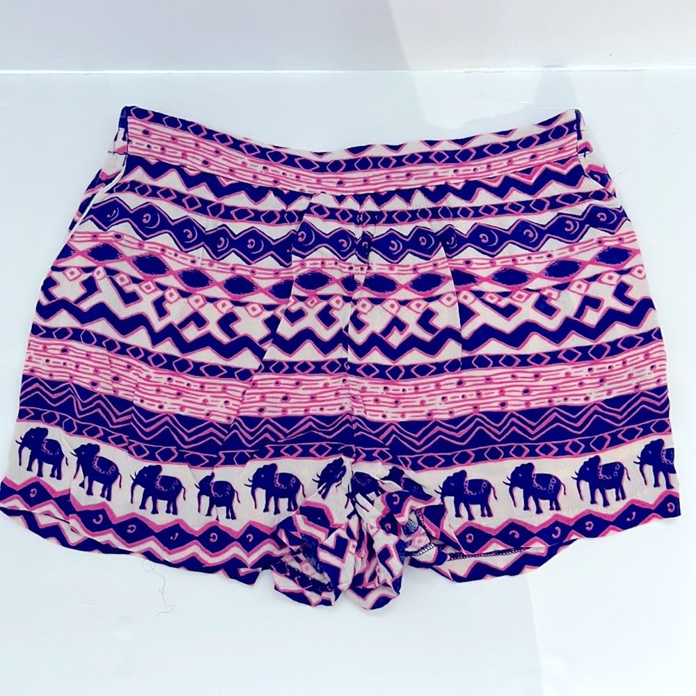 Skies Are Blue Multi Color Shorts